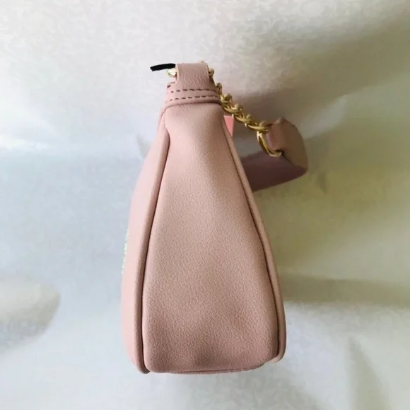 Juicy Couture Pink Shoulder Bag with Rhinestone Logo - Picture 6 of 7